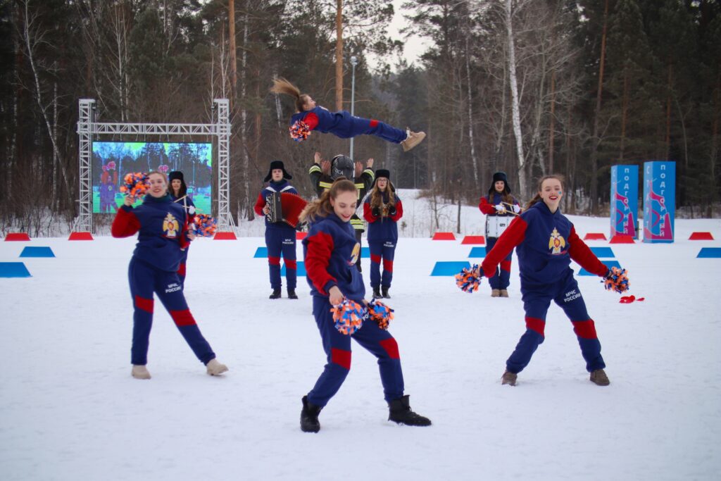 Лыжные гонки среди вузов МЧС России
