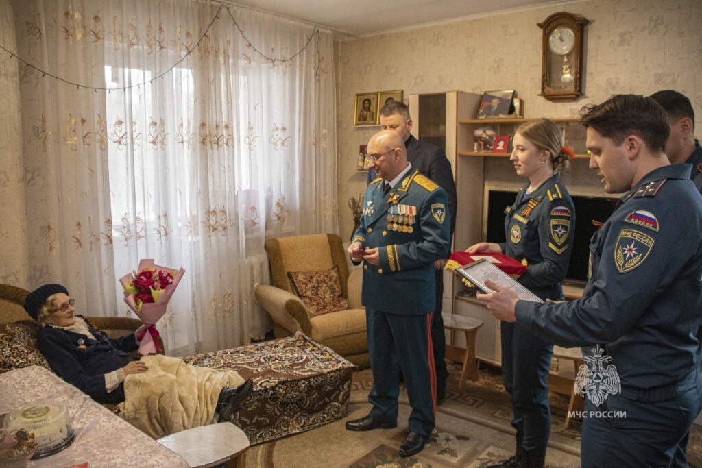 Поздравление ветерана Великой Отечественной войны