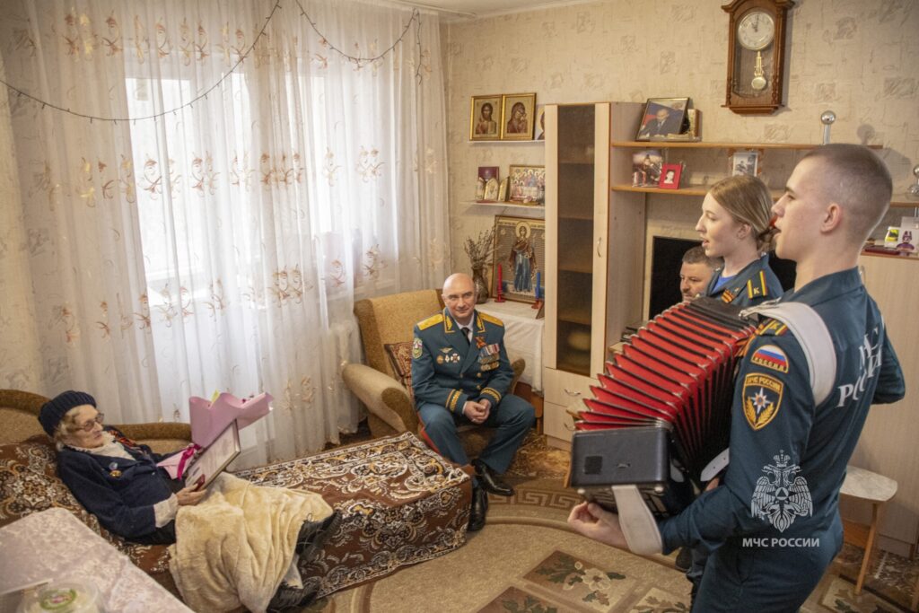 Поздравление ветерана Великой Отечественной войны